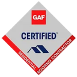 GAF Certified Residential Roofing Contractor badge