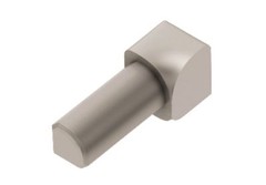 Schluter RONDEC – 3/8″ Inside Corner – Satin Nickel – (IV/RO 100 AT)