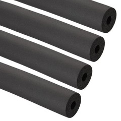 4Pcs Foam Pipe for Insulation 7/8″ (22mm) x 6Ft Black