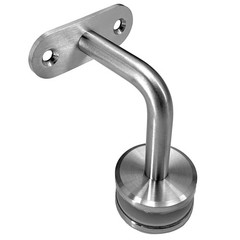Stainless Steel 304 Grade Glass Mount Handrail Bracket for Flat Square Tube
