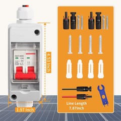 Solar Panel Disconnect Switch DC 500V Switch Aut9993