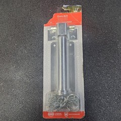 National Hardware 6″ Chain Bolt Zinc Plated Fence Door Gate Lock