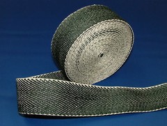Traditional Extra Strong Webbing 10 Meters Black & White – Upholstery Supplies