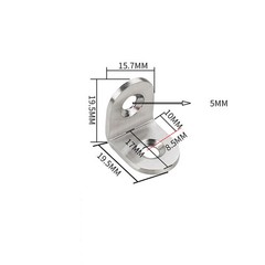 Stainless Straight/T/L-Type Bracket Furniture Mending Plate Joiner Connector
