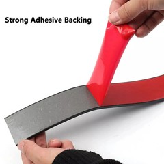 Self Adhesive Rubber Strip Pads Adhesive Backed Solid Seals Gasket Various Sizes