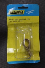36911 Seachoice Chrome-Plated Brass 2 in. L x 7/16 in. W Fast Eye Snap 1 pk