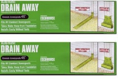 (2) ea Thermwell DE46 46″ Green Roll Out Roll Up Automatic Downspout Extenders