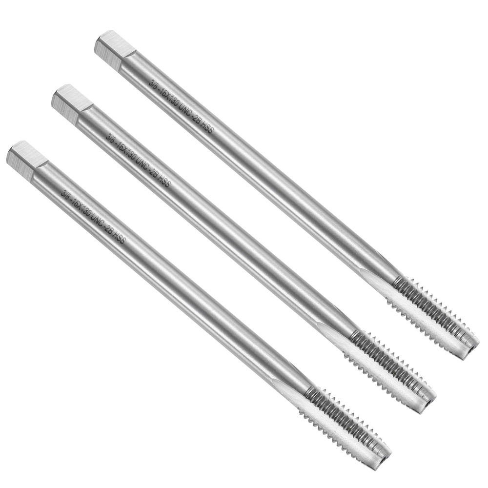 3pcs Straight Tapping 3/8-16 UNC 5″ XL for Screw Tapping