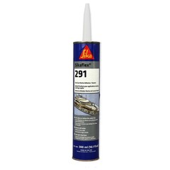 Sikaflex-291, White, General All-Purpose Fast Cure 10.1 oz (Pack of 1), White