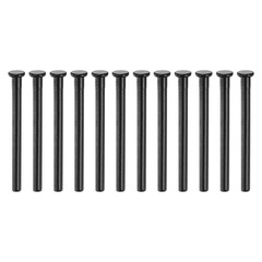 12Pcs Door Hinge Pins, 3″ Black, Indoor