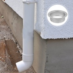 4 Pcs Roof Gutter Replacement Adapter Drainer Chain Downspout Drop Outlet