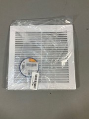 10″ x 10” Inch White Square Vent Grille with Protective mesh. Lightweight Plast