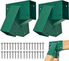Heavy Duty A Frame Swing Set Brackets Steel DIY Hardware for 4×4 Legs 4×6 Beam