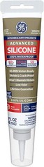 GE Sealants & Adhesives Advanced Silicone 2 Kitchen & Bath Sealant 2.8oz, White
