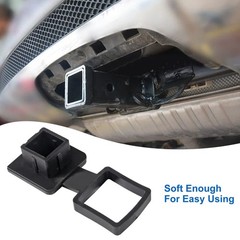Trailer Hitch Tube Cover 1.25” Rubber Plug Cap Insert 1 1/4 inch Heavy Duty Tow