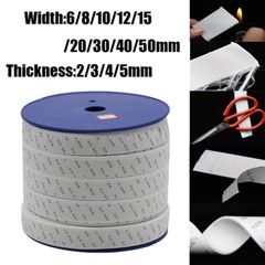 Self-adhesive PTFE Sealing Strip Expanded Sponge Elastic Band Various Sizes new