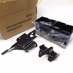 Unbranded 216519 Gate Hardware Kit Metal, Black