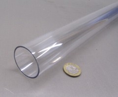 Polycarbonate Round Clear Tube / Tubing 1.50″ x 1.375″ (1 1/2″ x 1 3/8″)-944