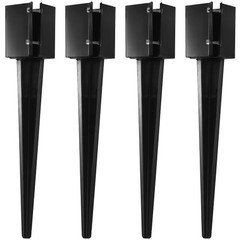 Fence Post Anchor 24″ 4×4 Outer Dimension 4″x4″ – No-Dig Ground Spike