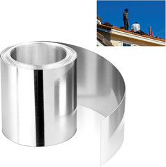 4” X 50′ Aluminum Flashing Roll Metal Roof Flashing for Garden Aluminum Roofing