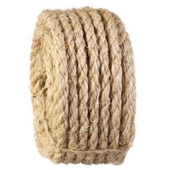 3 Pack Everbilt 1/4 inch x 100 feet Braided Manila Sisal Rope, Natural, 70134