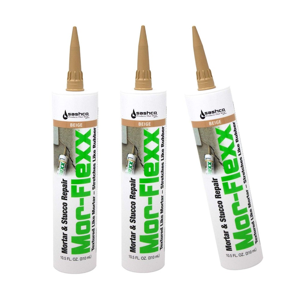 Sashco 15010 10.5oz Sealants Beige MorFlexx Mortar & Stucco