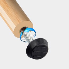 M6 M8 Adjustable Furniture Leveling Feet, Screw In Threaded Furniture Glide