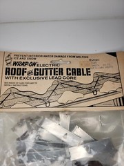 WRAP-ON Roof and Gutter Electric Deicing Cable 20 Foot 14020 Melt Ice Snow 160W