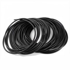 Black Brown Fluorine Rubber solid Round Sealing Strip O-ring Seal Cord Ø 2-18mm