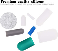 110 Piece High Temp Silicone Rubber Protective End Cap Kit – 3/32″ to 3/4″