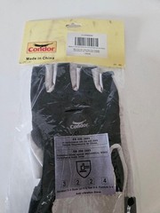 NEW Anti-Vibration Gloves, XL, Black/White, Palm Material Leather