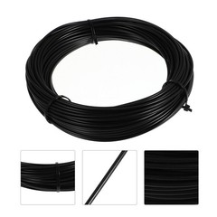 1 Roll Black Coated Stainless Steel Wire Rope Heavy Duty Cable Strand Indoor