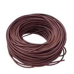 Black Brown Fluorine Rubber solid Round Sealing Strip O-ring Seal Cord Ø 2-18mm