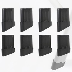 Okqx 8-Pack Replacement Leg Caps For Lifetime Folding Chair Fit For Model