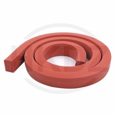 Red Silicone Rubber Sponge Square Strip Closed Cell Foam Backer Rod Seal 3 -50mm