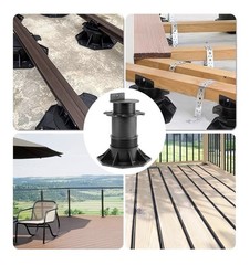 20Pack Adjustable Deck Support Pedestal, Floor Slate Support Floor Lift Deck …