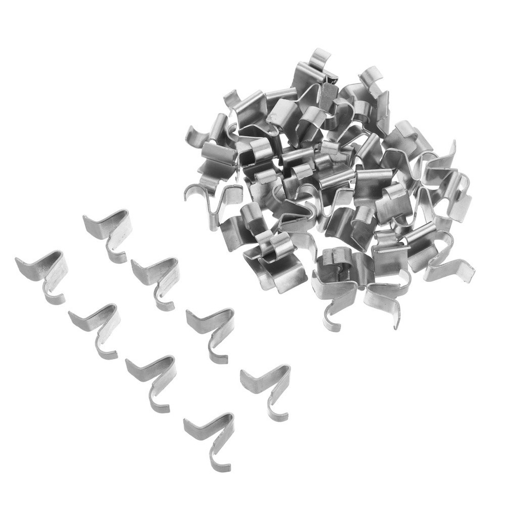 50pcs Shelf Support Clips: Heavy Duty Iron Shelving Brackets Clips For Kitchen
