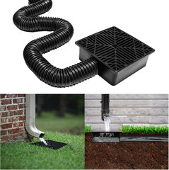 Rain Gutter Downspout Extensions Flexible, Catch Basin Downspout, down Spout Ext