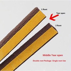 Universal Weather Stripping D-shape Sponge Rubber Seal Strip EPDM Tape Door Seal
