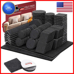 Yelanon Felt Furniture Pads -182 Pcs Premium Felt Pads For Chair Legs Furniture