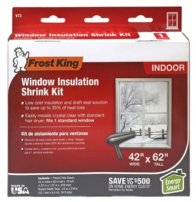Window Insulation Kit, 42 x 62 In. – V73H