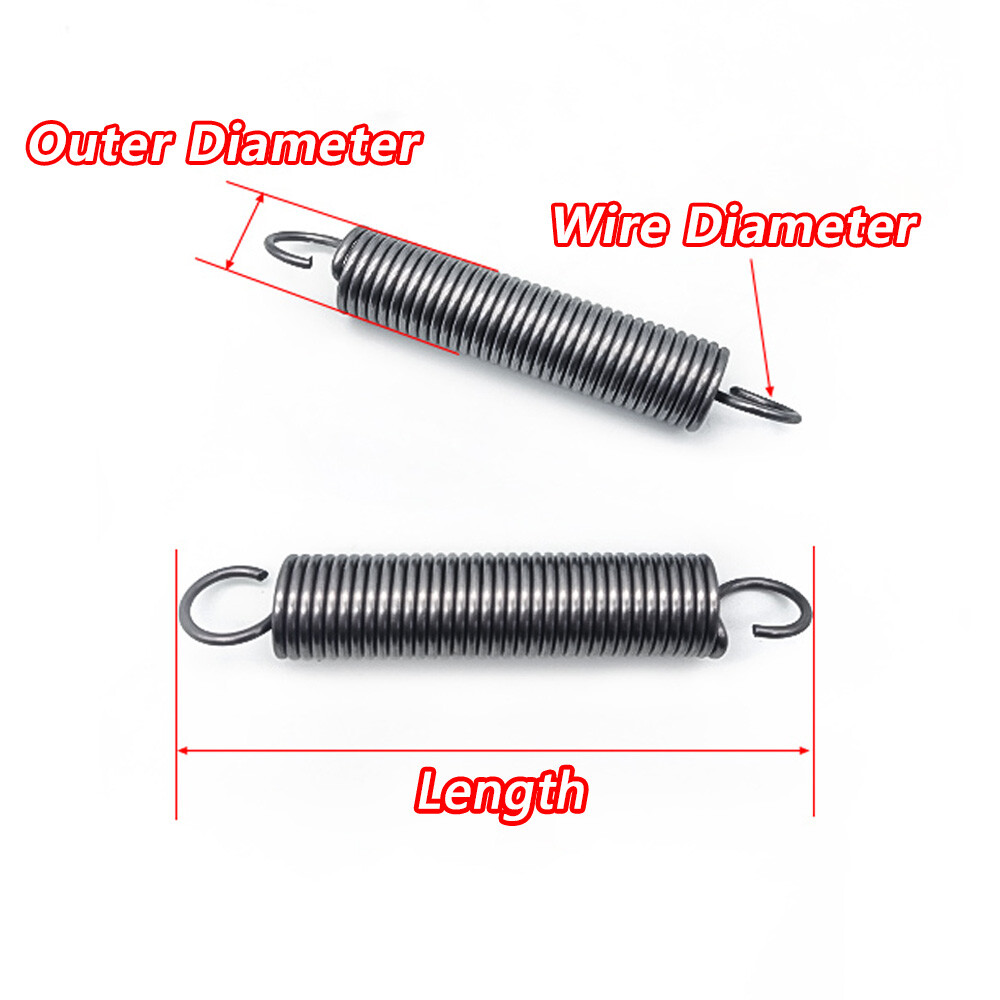Extension Spring Wire Dia 3.5mm Tension Extending Spring Length 60mm-500mm