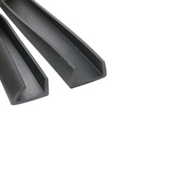 Rubber U Channel Edging Trim, 0.5mm-60mm, Seal Strip, Edge Protector with Slot