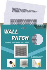 2 PACKS WALL REPAIR PATCH Fix Drywall Hole Ceiling Plaster Damage Metal Mesh 4X4