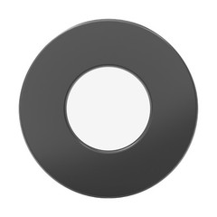 100PCS 1/4″ Black Stainless Steel Flat Washers, Metal Washers for 1/4″, BLACK