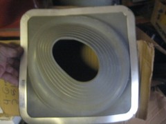 Dektite Pipe Flashing DFE105G fits pipe with an OD of 4-1/4″ to 7-1/2″ base 12″