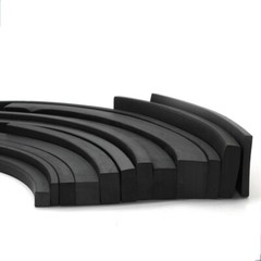 NBR Solid Rubber Black Nitrile Strip Square Bar Gasket Elastic Oil-resistance 1M