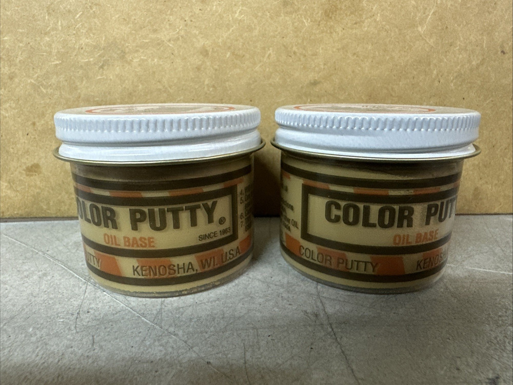NEW Color Putty Oil Base LT Birch 106 – 2pc. 3.68oz Each