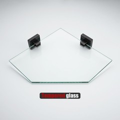 JQK Corner Glass Shelf Oil-Rubbed Bronze 304 SS Shower Triangle