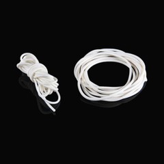 Silicone Rubber Cord O Ring Cord White Seal Foamed Sponge Dia 1mm 2mm 3mm ~ 20mm